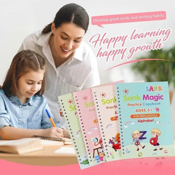Sank Magic Practice Book for Kids (Set of 4 Books)