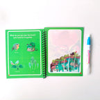 Magic Water Drawing & Painting Coloring Book